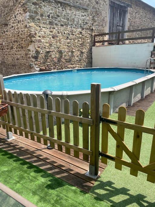 Lovely French Farmhouse With Private Swimming Pool Bourganeuf Bagian luar foto